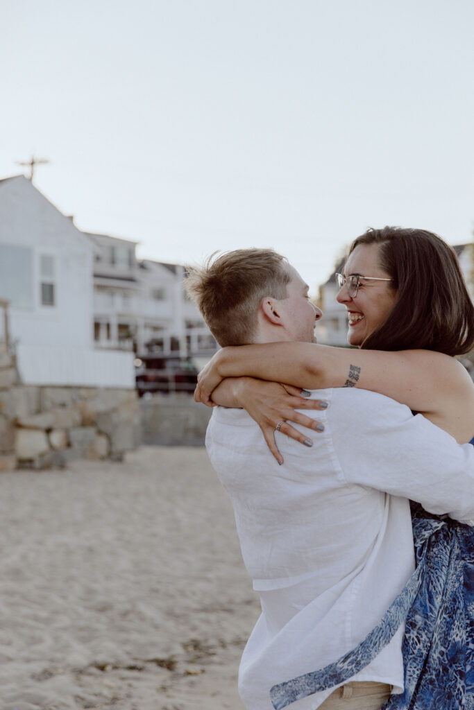 engagement shoot rockport ma 