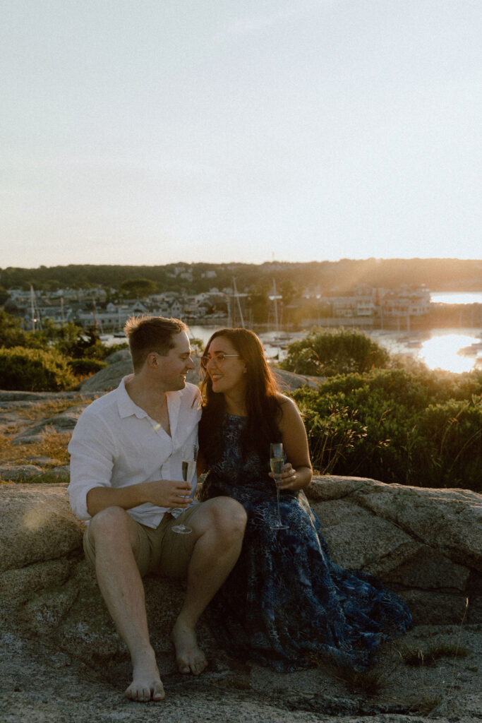 engagement shoot rockport ma 