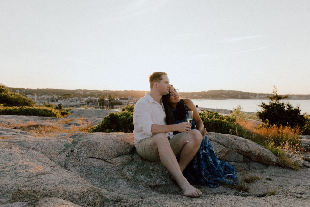 engagement shoot rockport ma 