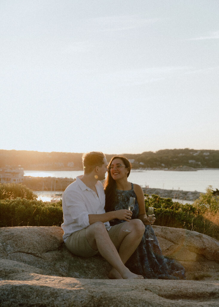 engagement shoot rockport ma 