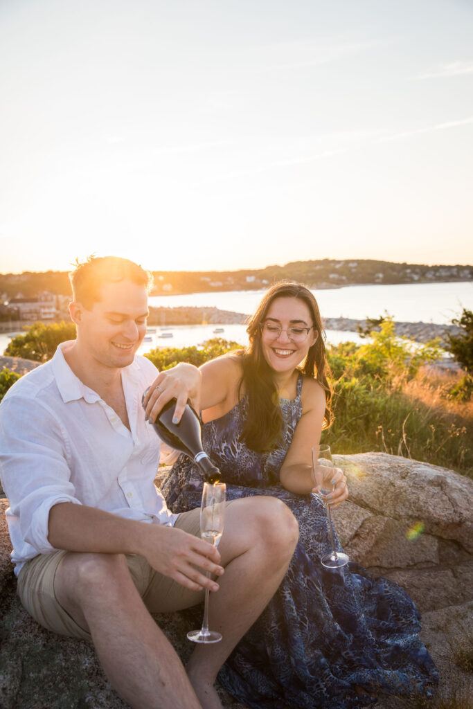 engagement shoot rockport ma