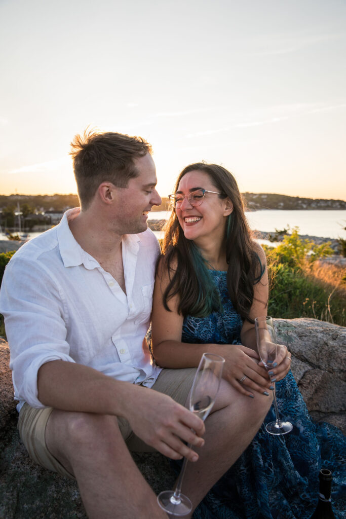 engagement shoot rockport ma