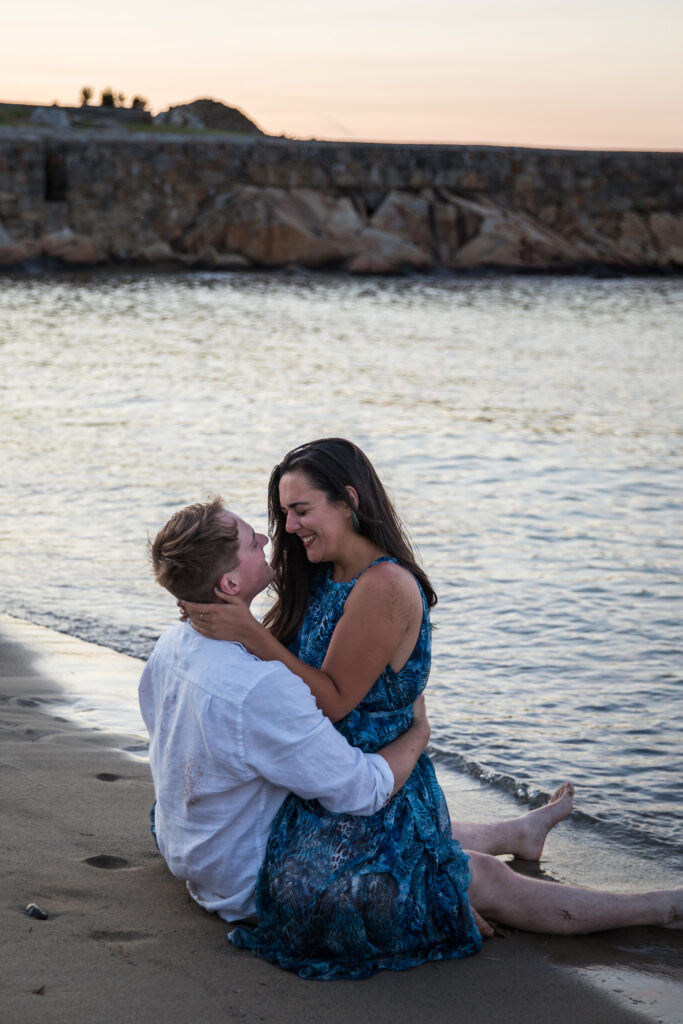 engagement shoot in rockport